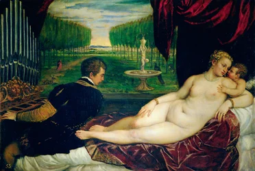 Venus with an Organist and Cupid, c.1540-50